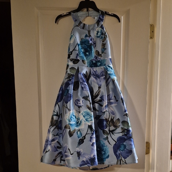 Speechless Other - Floral Blue Kids Dress